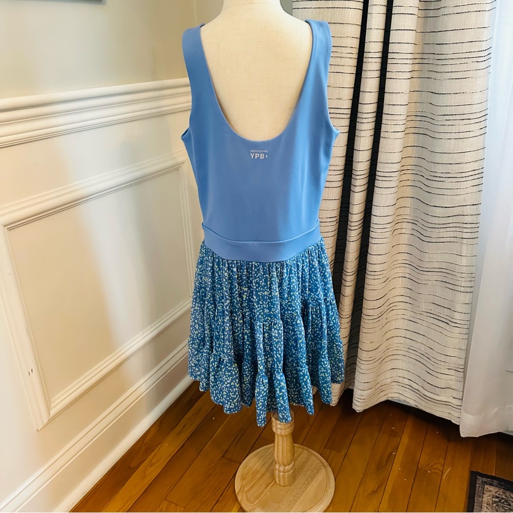 Abercrombie Kids YPB Periwinkle Blue Mesh Mini Dress w Shorts Sz. 11/12 - Picture 12 of 14